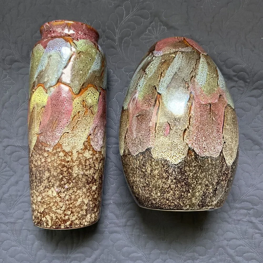 Midwestern Home Products Inc 2pc Abstract Decorative Vase Set Home Decor Gifting